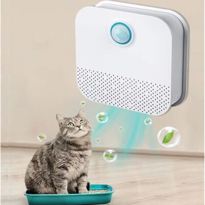Barkbustersdésodorisant Intelligent Pour Litière, Purificateur D'Air Rechargeable Pour Toilettes Pour Animaux, Modèle 1 - Publicité Barkbustersdésodorisant Intelligent Pour Litière, Purificateur D'Air Rechargeable Pour Toilettes Pour Animaux, Modèle 1 - Publicité