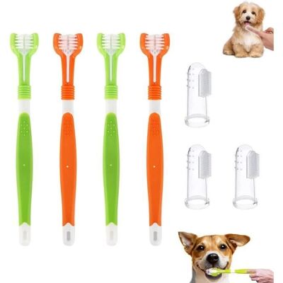 Cellfast 7 Pièces Brosse À Dents Pour Animaux De Compagnie, Brosse À Dents Pour Chiens, Brosse À Dents Pour Chat, Pour Les Soins - Publicité Cellfast 7 Pièces Brosse À Dents Pour Animaux De Compagnie, Brosse À Dents Pour Chiens, Brosse À Dents Pour Chat, Pour Les Soins - Publicité