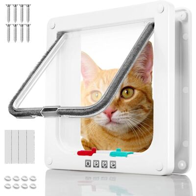 Melissa Abs Acrylique Chatiere Pour Chat, Chatières Pour Chien Intérieure, Porte Chats Baie Vitrée Coulissante, Portes Chat Avec Magnétique À 4 Voies, Cats Gateway, Pour Animauxs De Compagnie, Blanc - Publicité Melissa Abs Acrylique Chatiere Pour Chat, Chatières Pour Chien Intérieure, Porte Chats Baie Vitrée Coulissante, Portes Chat Avec Magnétique À 4 Voies, Cats Gateway, Pour Animauxs De Compagnie, Blanc - Publicité