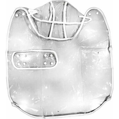PROSHEVE Veste Imperméable Pour Chiens Et Chats, À Capuche, Réglable, En Pvc Transparent Et Ultra-léger, Taille L, Convient Pour Un Tour De Cou De 46 À 52 Mm. Publicité PROSHEVE Veste Imperméable Pour Chiens Et Chats, À Capuche, Réglable, En Pvc Transparent Et Ultra-léger, Taille L, Convient Pour Un Tour De Cou De 46 À 52 Mm. Publicité