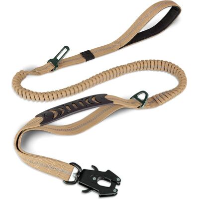 Vision Laisse Pour Chien, Avec 2 Poignées Rembourrées, Mousqueton En Métal, Ceinture De Sécurité Auto, Laisse Solide Et Sans Tension Pour Chiens De Taille Moyenne Et Très Grande, Kaki - Publicité Vision Laisse Pour Chien, Avec 2 Poignées Rembourrées, Mousqueton En Métal, Ceinture De Sécurité Auto, Laisse Solide Et Sans Tension Pour Chiens De Taille Moyenne Et Très Grande, Kaki - Publicité