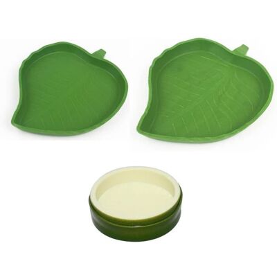 BARBAYDOS 3pcs Bol D'Eau De Nourriture Pour Reptilesbol D'Eau De Nourriture Pour Reptiles,accessoire Tortue Terrestre - Publicité BARBAYDOS 3pcs Bol D'Eau De Nourriture Pour Reptilesbol D'Eau De Nourriture Pour Reptiles,accessoire Tortue Terrestre - Publicité