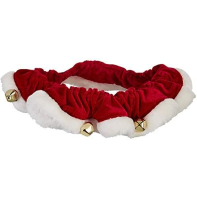 KAJFJAD Petit Collier Chouchou Père Noël Pour Animaux De Compagnie - Accessoire Festif Pour Les Fêtes De Noël, Doux Et Extensible, Avec Clochettes - Publicité KAJFJAD Petit Collier Chouchou Père Noël Pour Animaux De Compagnie - Accessoire Festif Pour Les Fêtes De Noël, Doux Et Extensible, Avec Clochettes - Publicité