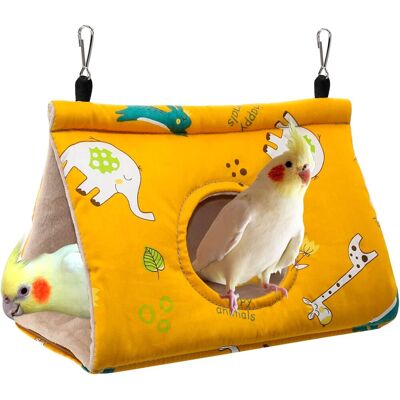 OEM Perroquet Hamac Nid D'Oiseau Chaud Doux Hamac En Peluche Suspendu Cage Tente Pour Perruche Calopsitte Amazones Cacatoès Canari Cage Jouet M - Publicité OEM Perroquet Hamac Nid D'Oiseau Chaud Doux Hamac En Peluche Suspendu Cage Tente Pour Perruche Calopsitte Amazones Cacatoès Canari Cage Jouet M - Publicité