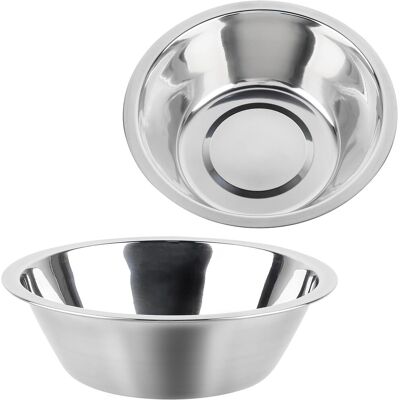 GRASSLIN Lot De 2 Gamelle, Acier Inoxydable, Diamètre 17,5 Cm, Résistant, Chien Chat - Publicité GRASSLIN Lot De 2 Gamelle, Acier Inoxydable, Diamètre 17,5 Cm, Résistant, Chien Chat - Publicité