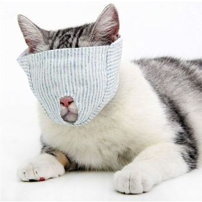 OEM Muselière De Chat Respirante, Muselière De Retenue De Chat En Coton Pour Le Toilettage Et La Coupe Des Ongles Section De Protection Des Yeux S - Publicité OEM Muselière De Chat Respirante, Muselière De Retenue De Chat En Coton Pour Le Toilettage Et La Coupe Des Ongles Section De Protection Des Yeux S - Publicité