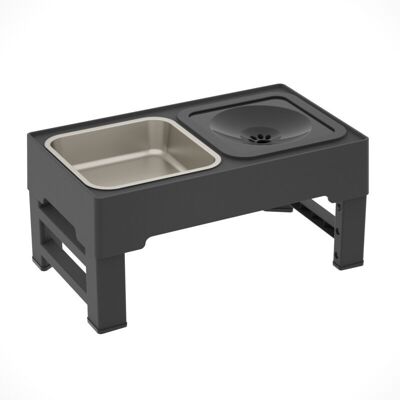 OEM Gamelle Surélevée 2 En 1 Pour Chien, Avec Bol D'Eau Anti-éclaboussures Et Acier Inoxydable, 4 Hauteurs Réglables Pour Chiens Et Chats De Petite, Moyenne Et Grande Taille-crezuo - Publicité OEM Gamelle Surélevée 2 En 1 Pour Chien, Avec Bol D'Eau Anti-éclaboussures Et Acier Inoxydable, 4 Hauteurs Réglables Pour Chiens Et Chats De Petite, Moyenne Et Grande Taille-crezuo - Publicité