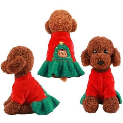 Cellfast Déguisement De Chien De Noël,costume D'Hiver Pour Chat,vêtement De Festivité Pour Animaux De Compagnie,jupe Ours Sapin De Noël - Publicité Cellfast Déguisement De Chien De Noël,costume D'Hiver Pour Chat,vêtement De Festivité Pour Animaux De Compagnie,jupe Ours Sapin De Noël - Publicité