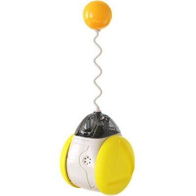 BRINSEA Produits Pour Animaux De Compagnie, Jouet Gobelet Électrique, Plateau Tournant Pour Boules De Nourriture Pour Taquiner Les Jouets Pour Chats(jaune) - Publicité BRINSEA Produits Pour Animaux De Compagnie, Jouet Gobelet Électrique, Plateau Tournant Pour Boules De Nourriture Pour Taquiner Les Jouets Pour Chats(jaune) - Publicité
