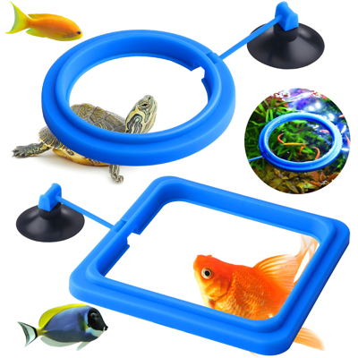 KAJFJAD 2 Anneaux D'Alimentation Flottants Ronds Pour Bettas, Guppys, Poissons Rouges Et Autres Petits Poissons, Empêchant Les Aliments De Tomber Dans Le Filtre. Publicité KAJFJAD 2 Anneaux D'Alimentation Flottants Ronds Pour Bettas, Guppys, Poissons Rouges Et Autres Petits Poissons, Empêchant Les Aliments De Tomber Dans Le Filtre. Publicité