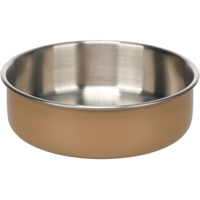 Eden Gamelle Pour La Nourriture Et L'Eau En Inox 1,55 L Yums Beige - Publicité Eden Gamelle Pour La Nourriture Et L'Eau En Inox 1,55 L Yums Beige - Publicité