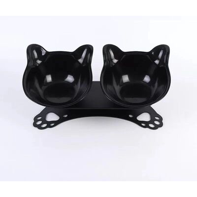 Generic Gamelles Pour Chats,bols Pour Chat, Inclinable À 15° Double Gamelle Chat Surélevée,anti-dérapant Cou De Protection Bols De Nourriture Pour Animaux - Publicité Generic Gamelles Pour Chats,bols Pour Chat, Inclinable À 15° Double Gamelle Chat Surélevée,anti-dérapant Cou De Protection Bols De Nourriture Pour Animaux - Publicité