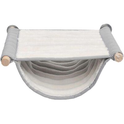 YUDO Nid D'Oiseau, Hamac Pour Perroquet, Cabane-tente, Jouet, Hamac Suspendu Chaud Pour Oiseaux D'Hiver, Perchoir Pour Perruches Et Inséparables-gray L - Publicité YUDO Nid D'Oiseau, Hamac Pour Perroquet, Cabane-tente, Jouet, Hamac Suspendu Chaud Pour Oiseaux D'Hiver, Perchoir Pour Perruches Et Inséparables-gray L - Publicité