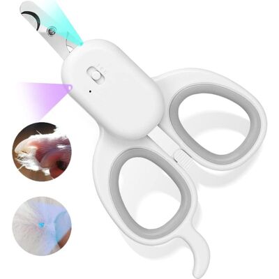 Vision Coupe-griffes Pour Animaux De Compagnie Avec Lumière Led Et Uv Pour Éviter Les Coupures Excessives Pour Chiens, Chats, Lapins Et Petits Animaux - Publicité Vision Coupe-griffes Pour Animaux De Compagnie Avec Lumière Led Et Uv Pour Éviter Les Coupures Excessives Pour Chiens, Chats, Lapins Et Petits Animaux - Publicité
