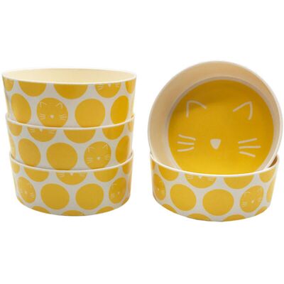 BRINSEA Bol Pour Animaux De Compagnie Fournitures Pour Chat Assiette De Nourriture Pour Chat Bol Pour Chat Protège-cou Bol Pour Chien(jaune) - Publicité BRINSEA Bol Pour Animaux De Compagnie Fournitures Pour Chat Assiette De Nourriture Pour Chat Bol Pour Chat Protège-cou Bol Pour Chien(jaune) - Publicité