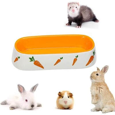 SUPERWISE Gamelle En Céramique Pour Lapin, Petits Animaux, Hamster, Chinchilla, Hérisson, Chiot, Chaton, Gerbille, Furet - Publicité SUPERWISE Gamelle En Céramique Pour Lapin, Petits Animaux, Hamster, Chinchilla, Hérisson, Chiot, Chaton, Gerbille, Furet - Publicité