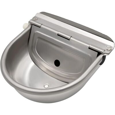 MOXIE Abreuvoir À Eau En Acier Inoxydable Avec Bouchon De Vidange Et Valve À Flotteur Réglable Pour Cheval, Chien, Bétail, Chèvre, Mouton, Cochon, Abreuvoir Automatique Pour Le Bétail - Publicité MOXIE Abreuvoir À Eau En Acier Inoxydable Avec Bouchon De Vidange Et Valve À Flotteur Réglable Pour Cheval, Chien, Bétail, Chèvre, Mouton, Cochon, Abreuvoir Automatique Pour Le Bétail - Publicité