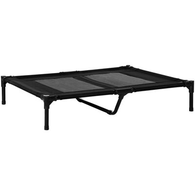 HEAT Panier Pour Animaux Avec Pieds, Panier Pour Chien/chat, Panier De Camping, Panier Surélevé, Grand Confort, Tissu Oxford, Textilene Micro-perforé, Structure En Métal, 92 X 76 X 18 Cm (l X L X H), Noir - Publicité HEAT Panier Pour Animaux Avec Pieds, Panier Pour Chien/chat, Panier De Camping, Panier Surélevé, Grand Confort, Tissu Oxford, Textilene Micro-perforé, Structure En Métal, 92 X 76 X 18 Cm (l X L X H), Noir - Publicité