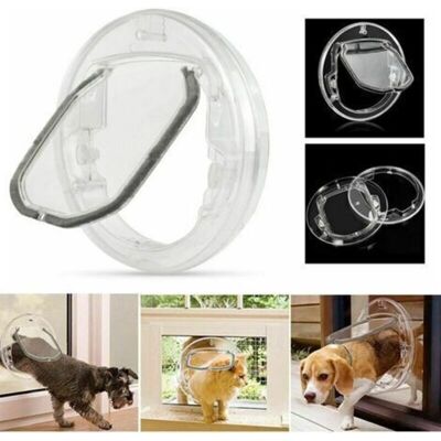 Vision Porte Chatière Pour Chats Chiens Animal De Compagnie, Grande Porte Chatière Pour Fenêtres Portes Coulissantes En Verre Avec 4 Possibilités De Verrouillage, Chatière Pour Chat Contrôlable - Publicité Vision Porte Chatière Pour Chats Chiens Animal De Compagnie, Grande Porte Chatière Pour Fenêtres Portes Coulissantes En Verre Avec 4 Possibilités De Verrouillage, Chatière Pour Chat Contrôlable - Publicité