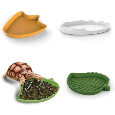 Bunthaus Pièces Feuilles En Forme De Nourriture En Eau Bols, Reptiles Bol Alimentaire, Accessoire Tortue Terrestre, Reptiles Bol Alimentation, Abreuvoir Tortue Plat, Gamelle Tortue Terrestre - Publicité Bunthaus Pièces Feuilles En Forme De Nourriture En Eau Bols, Reptiles Bol Alimentaire, Accessoire Tortue Terrestre, Reptiles Bol Alimentation, Abreuvoir Tortue Plat, Gamelle Tortue Terrestre - Publicité