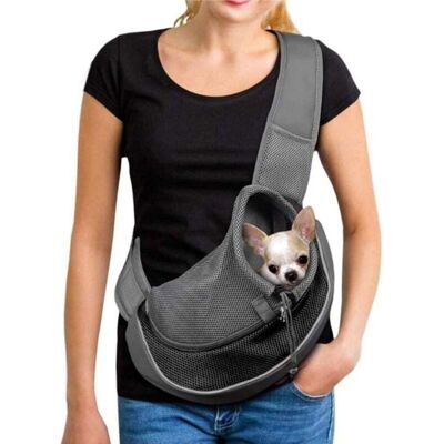 PELTOR Sac De Transport Chien Sac Bandoulière Filet Respirant Pour Chien Et Chat Chiot Épaule Pour Animaux De Compagnie Sling Sac Transporteur Réglable Sac De Voyage Pour Petits Animaux Chien,l - Publicité PELTOR Sac De Transport Chien Sac Bandoulière Filet Respirant Pour Chien Et Chat Chiot Épaule Pour Animaux De Compagnie Sling Sac Transporteur Réglable Sac De Voyage Pour Petits Animaux Chien,l - Publicité