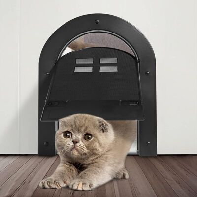 Vision Porte Intérieure Pour Chat - Verrouillage À 2 Voies - Pour Chats Jusqu'à 9 Kg - Portes Pour Chats, Chatons Et Petits Chiens (noir) - Publicité Vision Porte Intérieure Pour Chat - Verrouillage À 2 Voies - Pour Chats Jusqu'à 9 Kg - Portes Pour Chats, Chatons Et Petits Chiens (noir) - Publicité