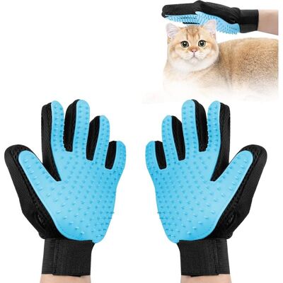 Vision 1 Paire Gant Brosse, Gants Chat En Silicone Pour Chien, Chat, Lapin, Gant Toilettage Ajustable Animaux De Compagnie Brosse 4 En 1 Pour Brossage, Massage, Bain Et Récupération Des Poils - Publicité Vision 1 Paire Gant Brosse, Gants Chat En Silicone Pour Chien, Chat, Lapin, Gant Toilettage Ajustable Animaux De Compagnie Brosse 4 En 1 Pour Brossage, Massage, Bain Et Récupération Des Poils - Publicité