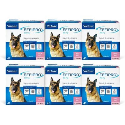 Virbac Effipro Spot-on Pour Grands Chiens 24 X 268 Mg - Publicité Virbac Effipro Spot-on Pour Grands Chiens 24 X 268 Mg - Publicité