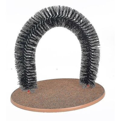 BRINSEA Arch Pet Cat Auto Groomer Avec Base Ronde En Molleton Chat Jouet Brosse Jouets Pour Animaux De Compagnie Gratter Les Dispositifs - Publicité BRINSEA Arch Pet Cat Auto Groomer Avec Base Ronde En Molleton Chat Jouet Brosse Jouets Pour Animaux De Compagnie Gratter Les Dispositifs - Publicité
