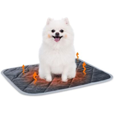 Vision Tapis Auto-chauffant Pour Animaux De Compagnie, Tapis Thermique Extra Chaud Pour Cage De Chien, Lavable Et Antidérapant, Pour Chiens Et Chats De Taille Moyenne Et Petite, 60 X 45 Cm, Gris - Publicité Vision Tapis Auto-chauffant Pour Animaux De Compagnie, Tapis Thermique Extra Chaud Pour Cage De Chien, Lavable Et Antidérapant, Pour Chiens Et Chats De Taille Moyenne Et Petite, 60 X 45 Cm, Gris - Publicité