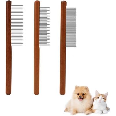 Cellfast Peigne De Toilettage - Non Spécifié - 3 Pièces - Acier Inoxydable - Poignée En Bois - Pour Chiens Et Chats - Publicité Cellfast Peigne De Toilettage - Non Spécifié - 3 Pièces - Acier Inoxydable - Poignée En Bois - Pour Chiens Et Chats - Publicité