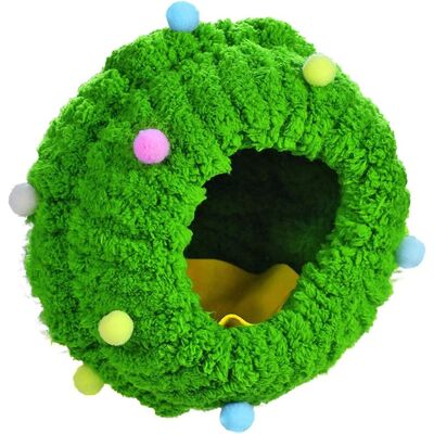 OEM Grand Nid D'Oiseau Vert Avec Pompons Colorés (17 Cm) – Dort Doux Et Chaud Petits Oiseaux Et Rongeurs - Publicité OEM Grand Nid D'Oiseau Vert Avec Pompons Colorés (17 Cm) – Dort Doux Et Chaud Petits Oiseaux Et Rongeurs - Publicité