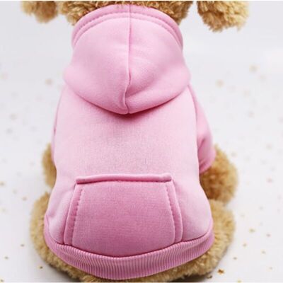 OEM Sweat À Capuche Pour Chat Vêtements Pour Chien En Coton Avec Manteau D'Hiver Et Poche Extérieure,pull De Chien D'Hiver Pull À De Noël (rose,l) - Publicité OEM Sweat À Capuche Pour Chat Vêtements Pour Chien En Coton Avec Manteau D'Hiver Et Poche Extérieure,pull De Chien D'Hiver Pull À De Noël (rose,l) - Publicité