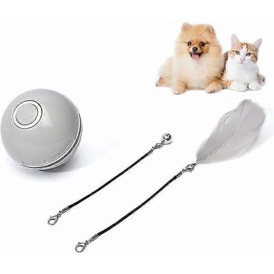 YUDO Balle Laser Intelligente Rechargeable Par Usb, Jouet Amusant Pour Chat (gris) - Publicité YUDO Balle Laser Intelligente Rechargeable Par Usb, Jouet Amusant Pour Chat (gris) - Publicité