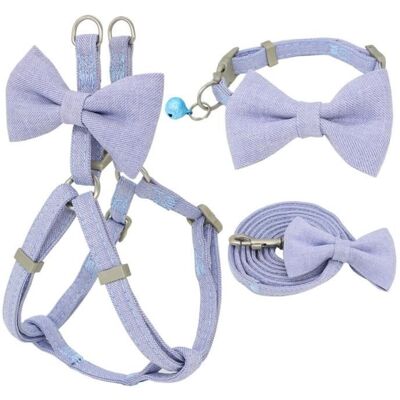 Cellfast (blue / S-1.0cm)ensemble Harnais Et Laisse Pour Chien Orné D'Un Joli Noeud Doux,adapté À La Marche En Plein Air Avec Un Animal De Co - Publicité Cellfast (blue / S-1.0cm)ensemble Harnais Et Laisse Pour Chien Orné D'Un Joli Noeud Doux,adapté À La Marche En Plein Air Avec Un Animal De Co - Publicité