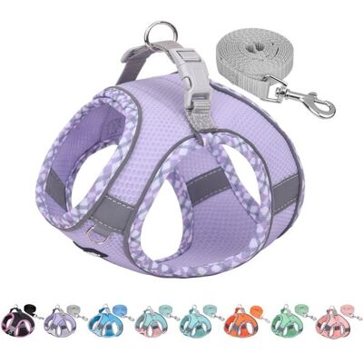 Cellfast Harnais Pour Petit Chien,harnais Anti-traction Pour Chat Avec Laisse,harnais Réglable Pour Chien,gilet D'Extérieur Chiens Violet - Publicité Cellfast Harnais Pour Petit Chien,harnais Anti-traction Pour Chat Avec Laisse,harnais Réglable Pour Chien,gilet D'Extérieur Chiens Violet - Publicité