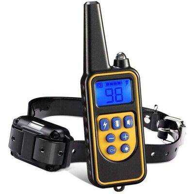 TOOLTEK Collier De Dressage Pour Chiens Rechargeable, Portée De 800m, Avec Mode Vibration, Son, Choc Statique Et Lumière, Ipx67 Résistant À L’eau, Adapté Aux Chiens De Petites Et Moyennes Tailles,(1 Collier P - Publicité TOOLTEK Collier De Dressage Pour Chiens Rechargeable, Portée De 800m, Avec Mode Vibration, Son, Choc Statique Et Lumière, Ipx67 Résistant À L’eau, Adapté Aux Chiens De Petites Et Moyennes Tailles,(1 Collier P - Publicité
