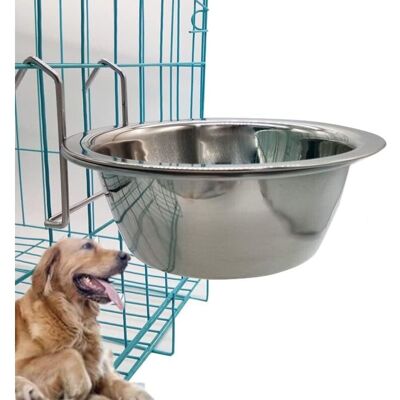 OEM Cage Pour Animaux De Compagnie Bol En Acier Inoxydable Suspendu Bol Pour Chien Mangeoire À Suspendre Plat Pour Chien Chat Cage Animal Bol D'Eau Avec Crochet - Publicité OEM Cage Pour Animaux De Compagnie Bol En Acier Inoxydable Suspendu Bol Pour Chien Mangeoire À Suspendre Plat Pour Chien Chat Cage Animal Bol D'Eau Avec Crochet - Publicité