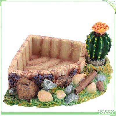 OEM Plat D'Alimentation Pour Reptiles, Bol D'Eau, Assiette En Résine Écologique, Décoration De Lézard Avec Design Pour Aquarium, Décor - Publicité OEM Plat D'Alimentation Pour Reptiles, Bol D'Eau, Assiette En Résine Écologique, Décoration De Lézard Avec Design Pour Aquarium, Décor - Publicité