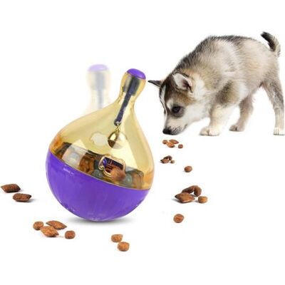 NO BRAND Pair Distributeur De Friandises Pour Chien Chat Boule De Nourriture Pour Chien Jouets Interactifs Distributeur De Nourriture Pour Chien Chat Jouet De Distribution Balle De Nourriture Pour Animaux-mauv - Publicité NO BRAND Pair Distributeur De Friandises Pour Chien Chat Boule De Nourriture Pour Chien Jouets Interactifs Distributeur De Nourriture Pour Chien Chat Jouet De Distribution Balle De Nourriture Pour Animaux-mauv - Publicité