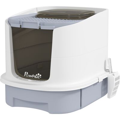 OEM Bac À Litière Pour Chat Avec Couvercle, Ouverture Par Le Haut, Pelle, Plateau Extensible Pour Chats Jusqu'à 4,5 Kg, 40,5 X 52,5 X 42,5 Cm, Gris - Publicité OEM Bac À Litière Pour Chat Avec Couvercle, Ouverture Par Le Haut, Pelle, Plateau Extensible Pour Chats Jusqu'à 4,5 Kg, 40,5 X 52,5 X 42,5 Cm, Gris - Publicité