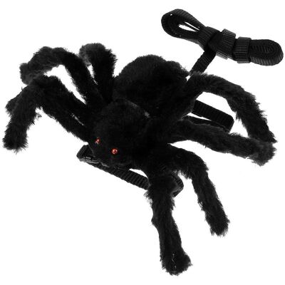 FATRD Harnais De Poitrine Ajustable En Forme D'Araignée Pour Halloween Et Noël (1 Pièce), Avec Corde De Traction Et Accessoires Pour Animaux De Compagnie (noir).-12024cm-black - Publicité FATRD Harnais De Poitrine Ajustable En Forme D'Araignée Pour Halloween Et Noël (1 Pièce), Avec Corde De Traction Et Accessoires Pour Animaux De Compagnie (noir).-12024cm-black - Publicité