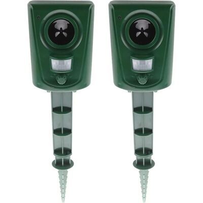Vision Répulsif Ultrasonique Pour Chats (x2), Répulsif Ultrasonique Pour Animaux Domestiques (pigeons, Oiseaux, Chiens, Souris, Renards) - Publicité Vision Répulsif Ultrasonique Pour Chats (x2), Répulsif Ultrasonique Pour Animaux Domestiques (pigeons, Oiseaux, Chiens, Souris, Renards) - Publicité