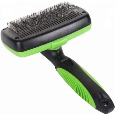 Cellfast Brosse Peigne De Toilettage Rétractable - Autonettoyante - Enlève 95% Des Poils - Pour Chien - Publicité Cellfast Brosse Peigne De Toilettage Rétractable - Autonettoyante - Enlève 95% Des Poils - Pour Chien - Publicité
