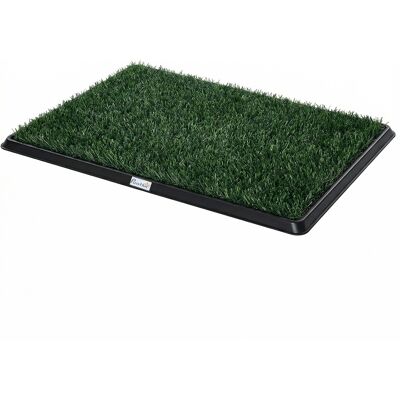 OEM Toilettes Pour Chien 76 X 50,5 Cm, Avec 2 Tapis De Gazon Synthétique Lavables, Idéales Pour Les Chiots, Balcon Et Maison, Noir Et Vert. Publicité OEM Toilettes Pour Chien 76 X 50,5 Cm, Avec 2 Tapis De Gazon Synthétique Lavables, Idéales Pour Les Chiots, Balcon Et Maison, Noir Et Vert. Publicité