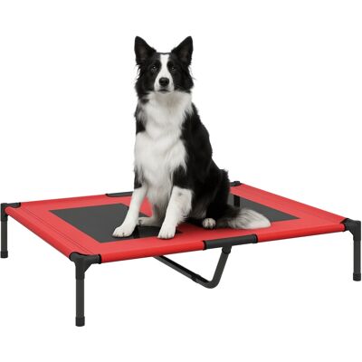 ARRIGONI Lit Sur Pieds Lit Pour Chien Chat Lit De Camp Lit Surélevé Animaux Tissu Oxford Textilène Micro-perforé Métal - Publicité ARRIGONI Lit Sur Pieds Lit Pour Chien Chat Lit De Camp Lit Surélevé Animaux Tissu Oxford Textilène Micro-perforé Métal - Publicité