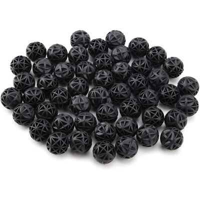 MOXIE 50 Pcs Bio Filtre Poreux Biochemical Ball Filter Media Filtre À Eau Matériau Avec Coton Pour Fish Tank Pond Aquarium Cascade Fontaine(16mm) - Publicité MOXIE 50 Pcs Bio Filtre Poreux Biochemical Ball Filter Media Filtre À Eau Matériau Avec Coton Pour Fish Tank Pond Aquarium Cascade Fontaine(16mm) - Publicité