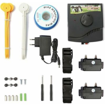 Barkbustersclôture Électrique Pour Chien Avec 2 Colliers - Colliers Anti-fugue Pour Un Dressage Efficace-autres - Publicité Barkbustersclôture Électrique Pour Chien Avec 2 Colliers - Colliers Anti-fugue Pour Un Dressage Efficace-autres - Publicité