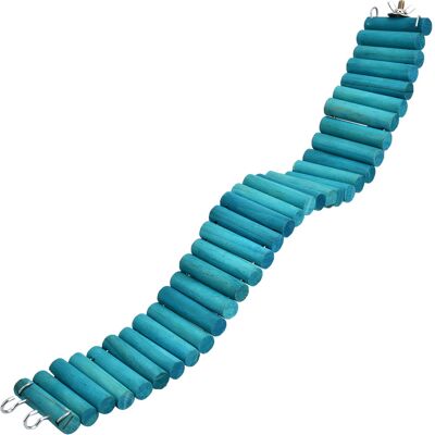 Garryfizh Pont Suspendu Pour Hamster, Échelle De Perroquet En Bois Longue Pour Animaux De Compagnie, Pliable Et Souple Pour Souris Naines Syriennes, Gerbilles Et Autres Petits Animaux - Publicité Garryfizh Pont Suspendu Pour Hamster, Échelle De Perroquet En Bois Longue Pour Animaux De Compagnie, Pliable Et Souple Pour Souris Naines Syriennes, Gerbilles Et Autres Petits Animaux - Publicité