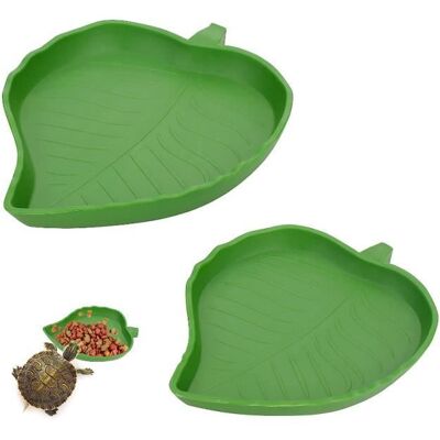 OEM 2 Bols À Eau Pour Reptiles, Forme Tortue Et Grand Modèle, En Plastique Résistant, Pour Lézards Hamsters Serpents, Terrariums Domestiques - Publicité OEM 2 Bols À Eau Pour Reptiles, Forme Tortue Et Grand Modèle, En Plastique Résistant, Pour Lézards Hamsters Serpents, Terrariums Domestiques - Publicité